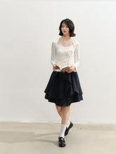 Structural Bow Mini Skirt - CHINASQUAD