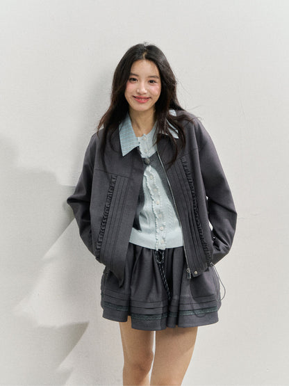 Romantic Order Wool Jackets &amp; Skirt Set - CHINASQUAD