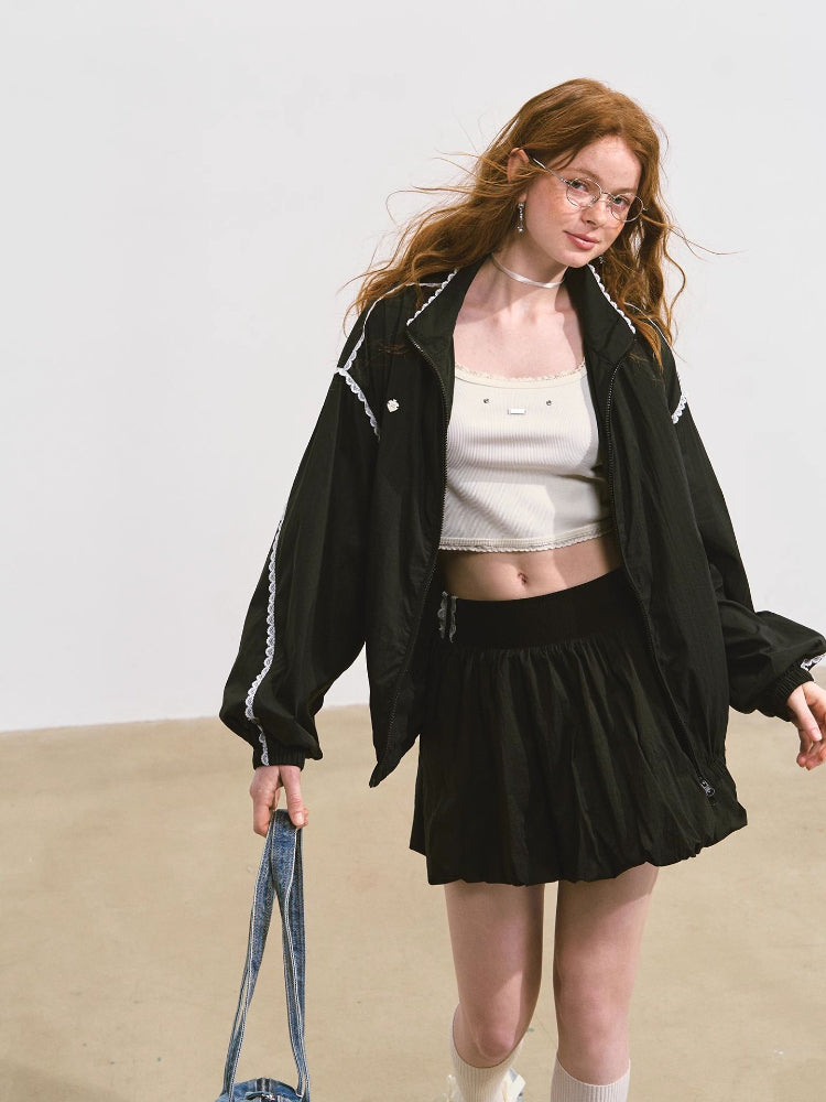 Lace Sun Protection Jacket &amp; Skirt Set