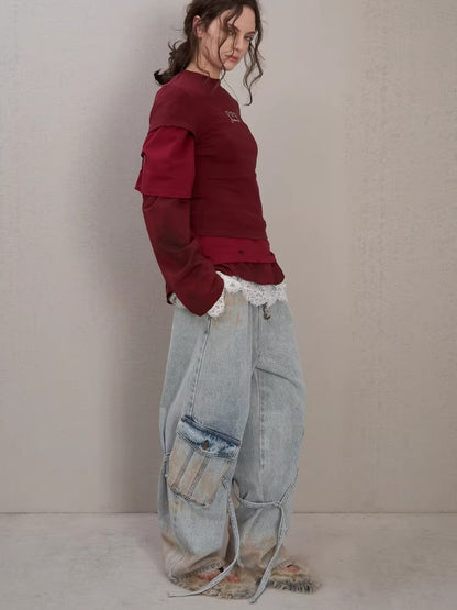 Spray-Wash Utility Pocket Relaxed Overalls