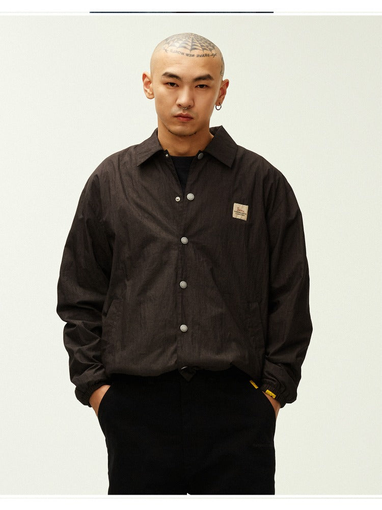 Retro Logo Coach Jacket