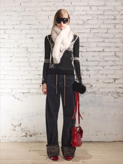 PlushTouch Winter Faux Fur Scarf