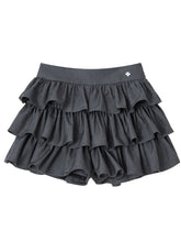 Pleated Lace Ruffle Tiered Skirt - CHINASQUAD