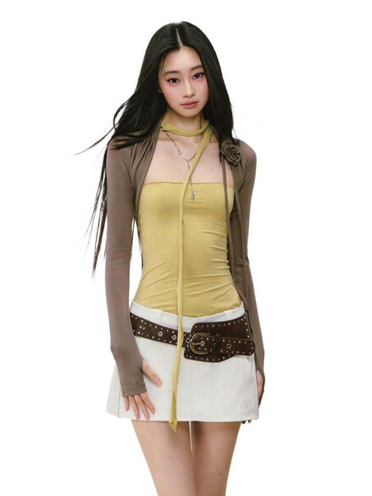 3D Flowers Lyocell Vest Coat - CHINASQUAD