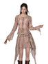 Ruffled Ombre Cardigan & Skirt Set - CHINASQUAD