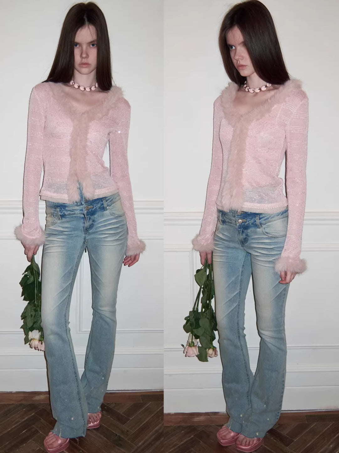 Ruffle Soft-Wire Push-Up Corset