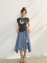 Grey Printed Slim-Fit Knit T-Shirt - CHINASQUAD