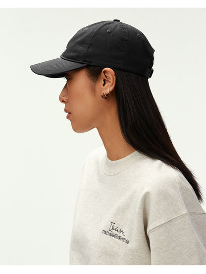 Retro R Embroidered Curved Brim Baseball Cap