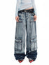 "Feria Series" Volcano Denim Loose Wide-leg Jeans - CHINASQUAD