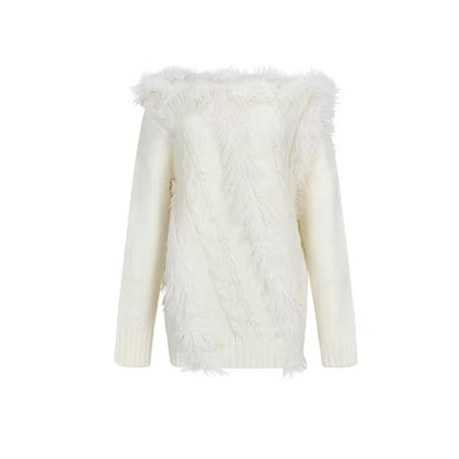 Color-Blocked Wool-Blend Knit Top