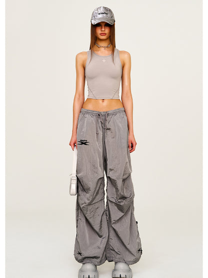 Mesh Quick Dry Waist Cinching Short Sling
