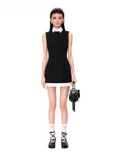 Ruffled Wool-Blend Sleeveless A-Line Dress - CHINASQUAD