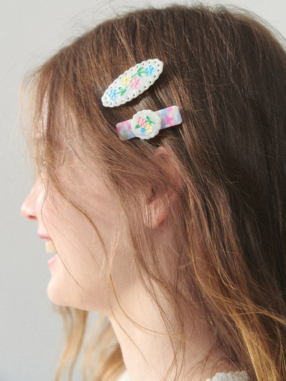 Romantic Bouquet Acetate Hair Clip