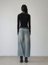 Contrast-colored Stripe Heart-wing T-shirt & Shorts Set - CHINASQUAD