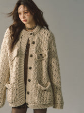 Chunky Yarn Knit Cardigan - CHINASQUAD