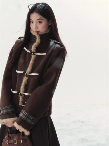 Vintage Duffle Wool-Blend Jacket