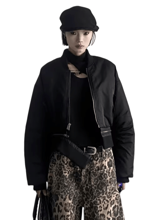 Embroidered Washed Utility Forward Cap