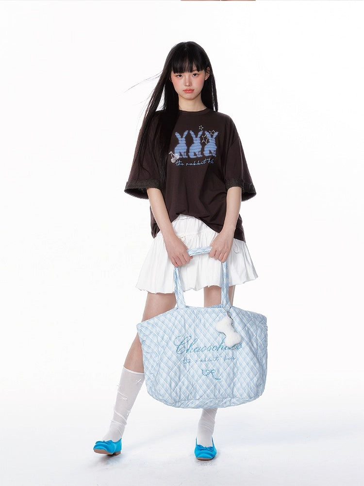 Large-Capacity Shoulder Tote Bag