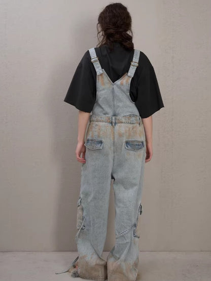 Spray-Wash Utility Pocket Relaxed Overalls
