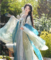 "藻景幽兰" Tang Dynasty Hanfu Set - CHINASQUAD