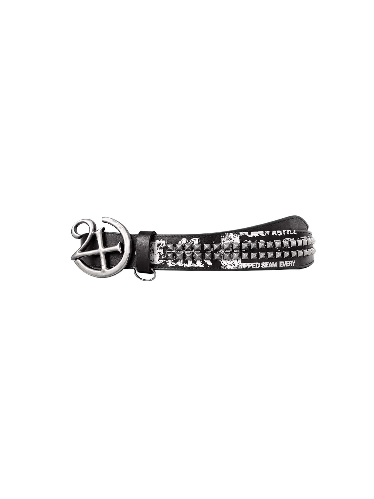 Punk Studded Leather Belt