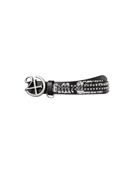 Punk Studded Leather Belt