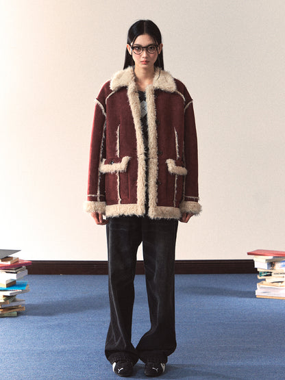 Two-Way Wear Shearling Coat