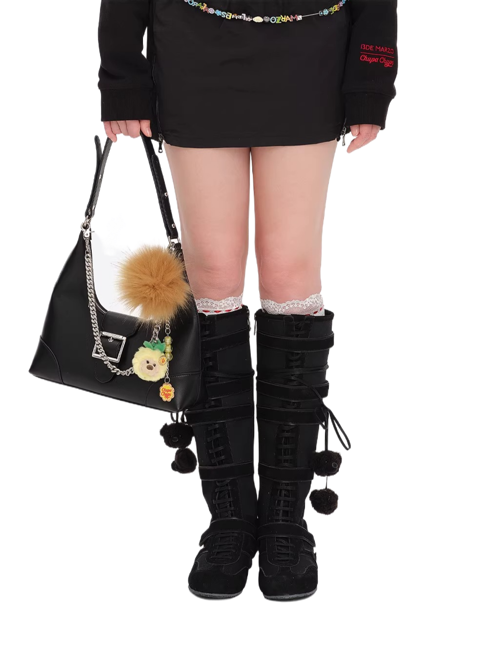 Lollipop Chain Underarm Bag