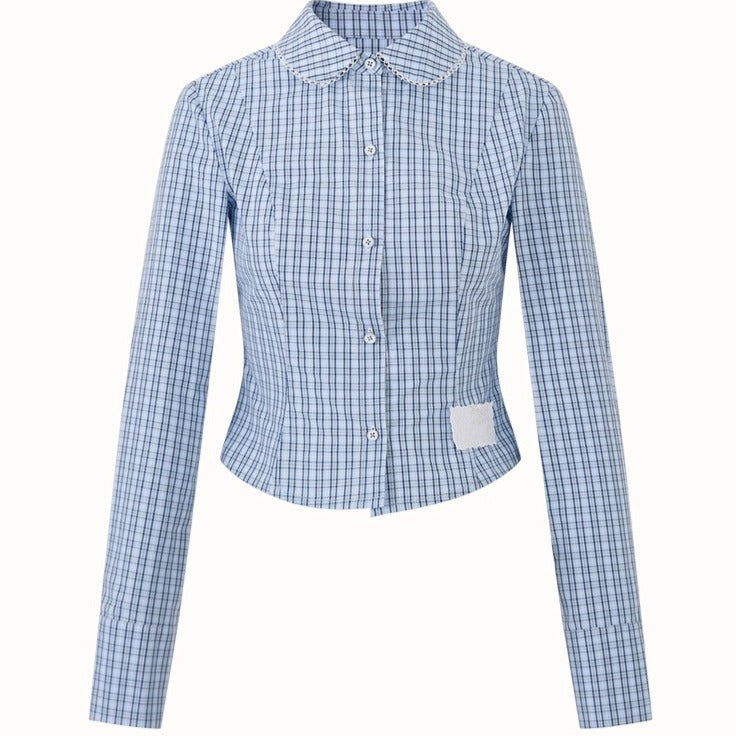 Cosagach Cloud Plaid Cotton Shirt