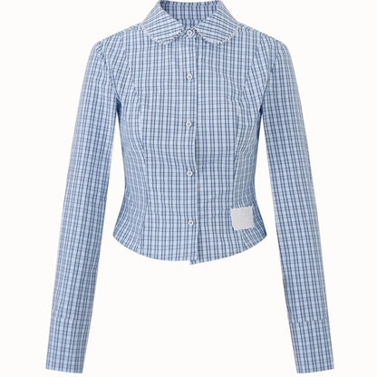 Cosagach Cloud Plaid Cotton Shirt