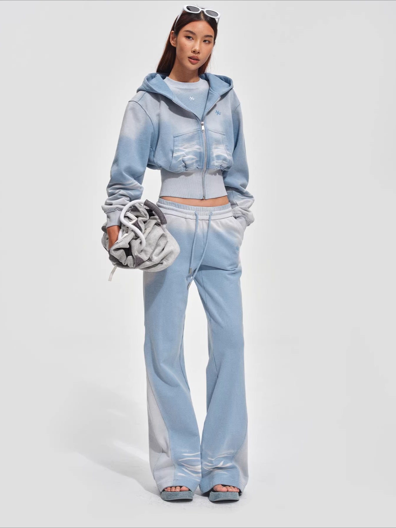 Heavyweight Cotton Micro-Flare Sweatpants