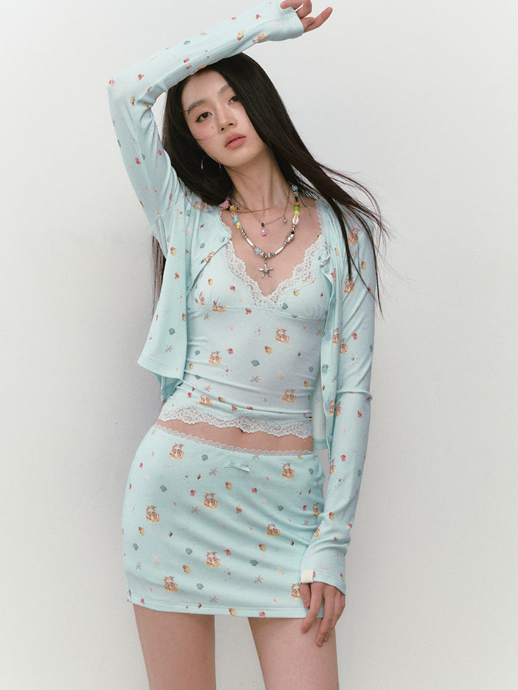 Seaside Exclusive Custom Series Vest &amp; Skirt Set