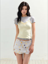 Printed Fake Two-Piece Pencil Skirt Pants - CHINASQUAD