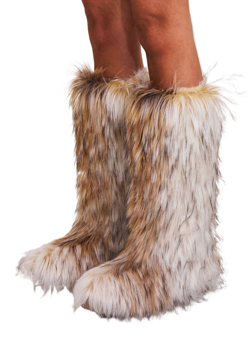 Desert Cross Shearling Hunter Boots