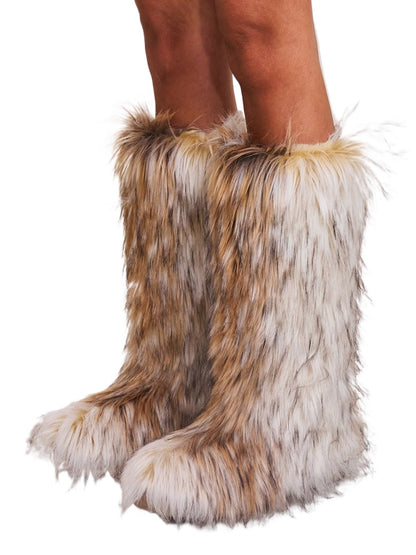 Desert Cross Shearling Hunter Boots