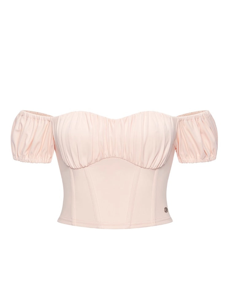 Selene One-shoulder Fishbone Top &amp; Skirt Set - CHINASQUAD
