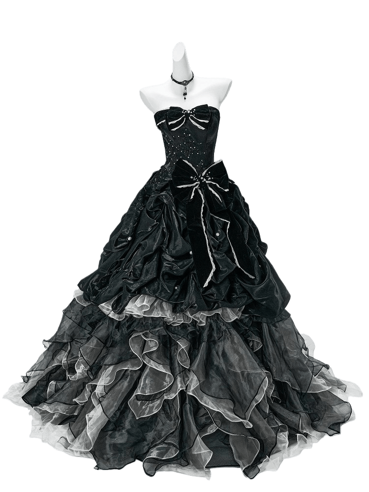 Midnight Whisper Couture Gown