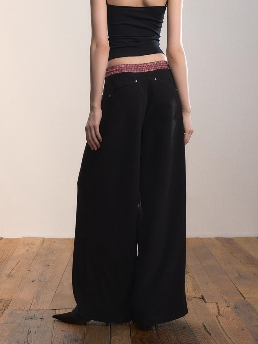 Colorblock Waistband Sweatpants