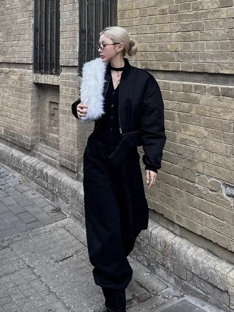 Vintage Wool Halter-Tie Cardigan Knit Top