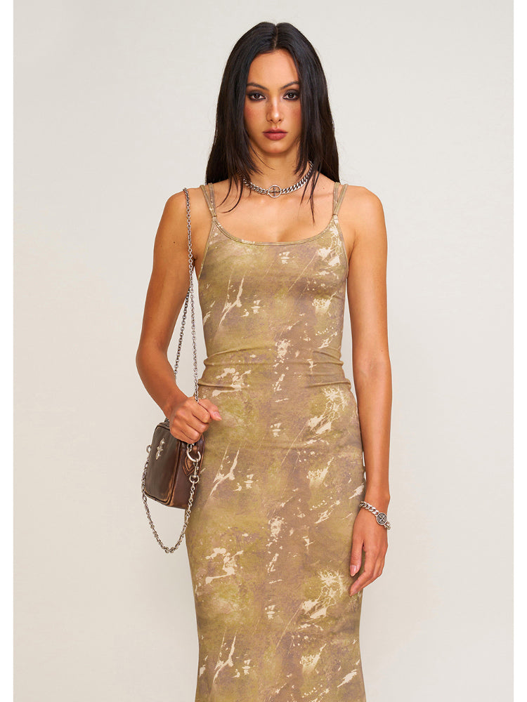 Wildworld Mermaid Knitted Silk Brace Dress