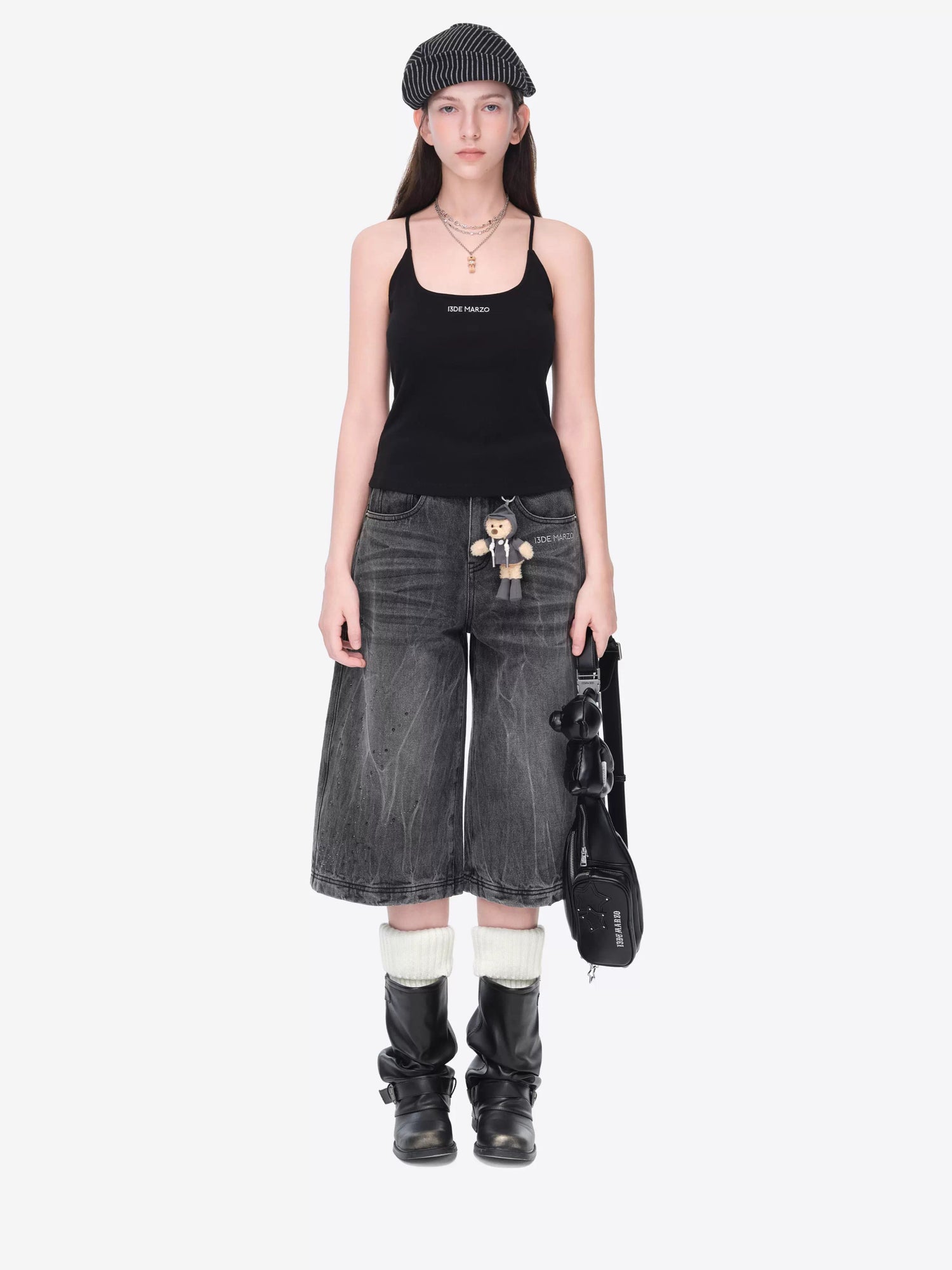 Doll Detail Cropped Camisole