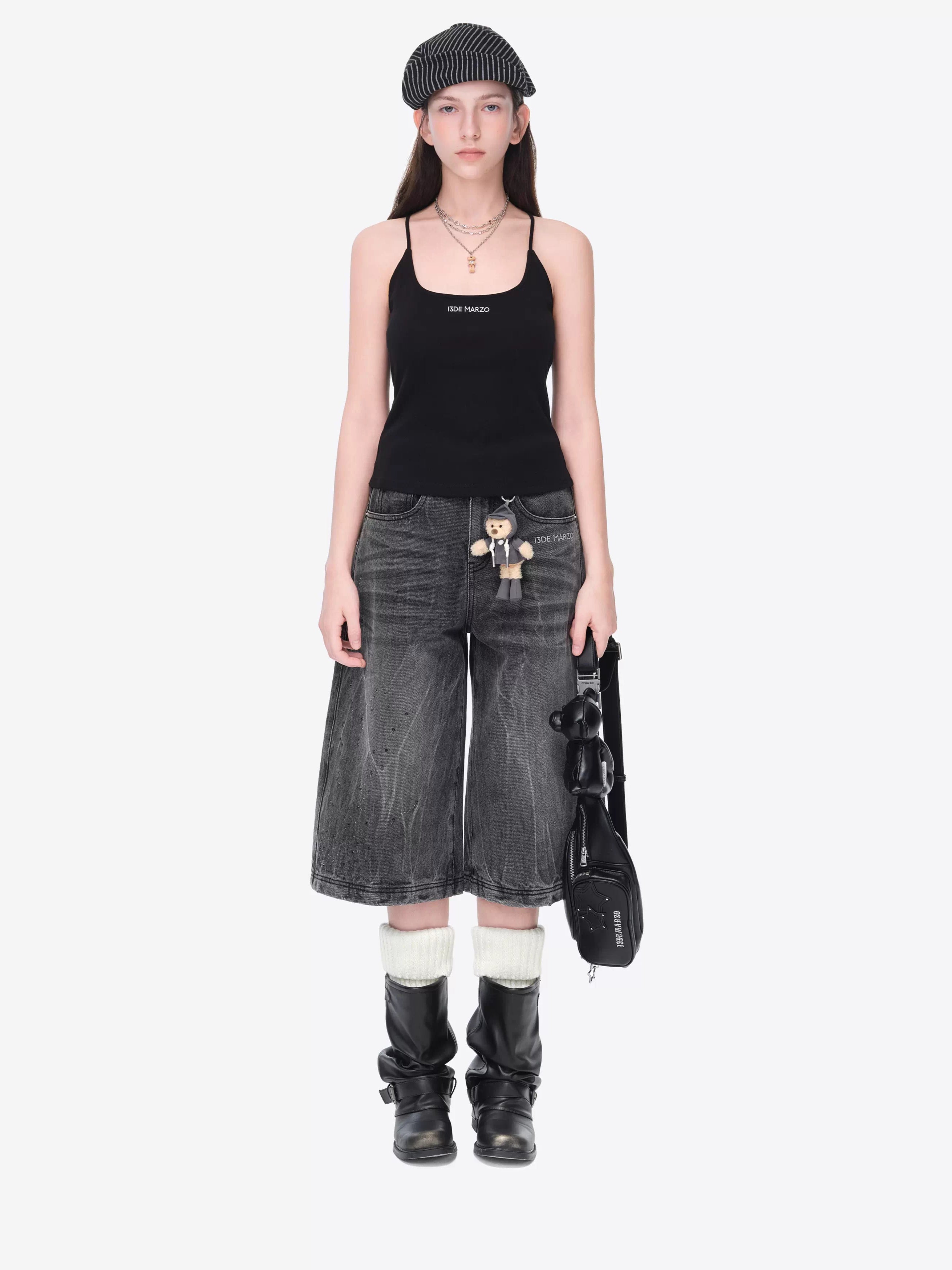 Doll Detail Cropped Camisole