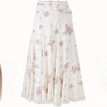 Cosagach Satin Glow Midi Skirt