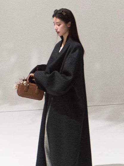Tailored Pure Wool Long Coat