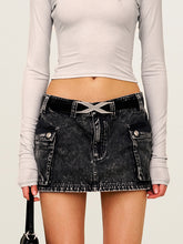 Large Pocket Mid to High Rise Hip Hugging Midi Skirt - CHINASQUAD