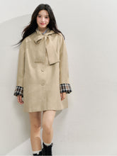 Khaki Bow Trench Coat - CHINASQUAD