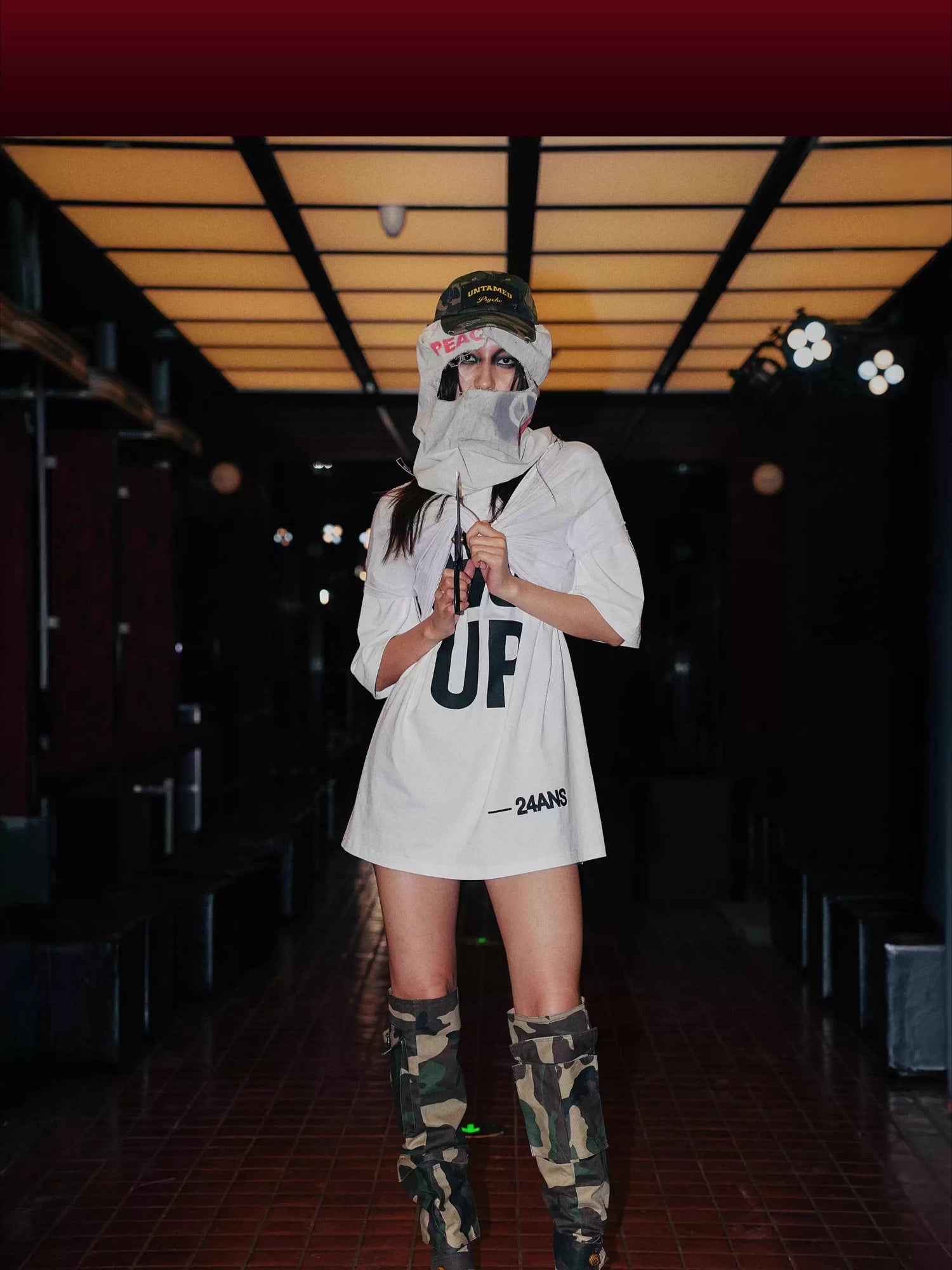 RUNWAY Camouflage Adjustable Cap