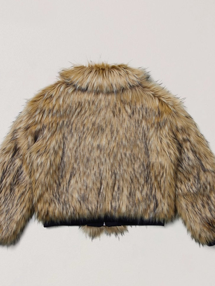 Arctic Cross Faux Fur Jacket