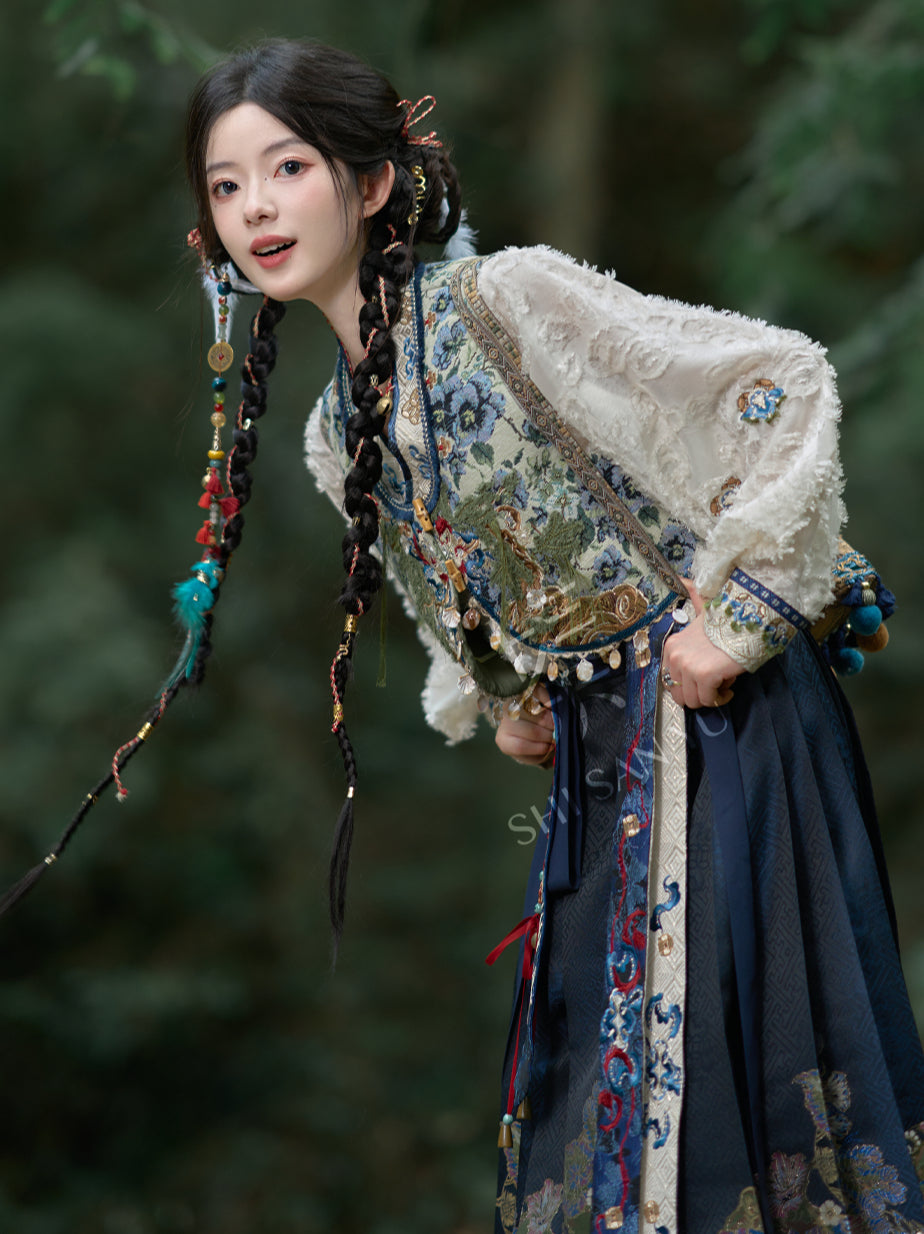 &quot;蛇沼鬼城-盗墓笔记联名&quot; Modern Hanfu Set