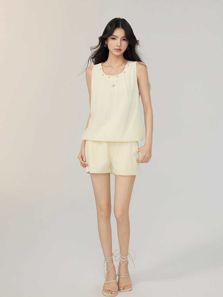 Solid-Color Cooling Vest &amp; Skirt Set - CHINASQUAD